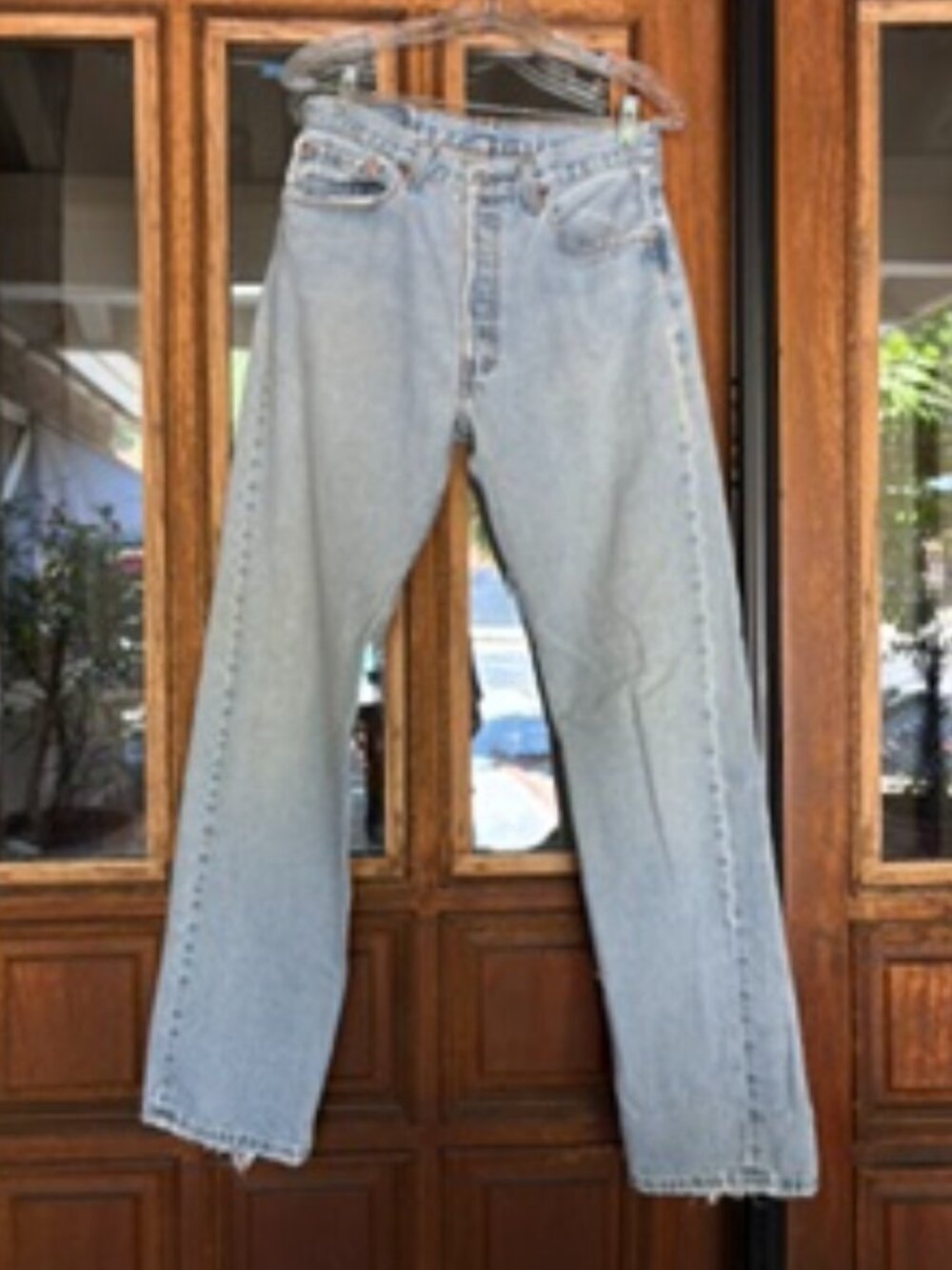 Levi's Vintage 501 Jeans 32x34 For Women Jan 1993 SF factory - Picture 9 of 10